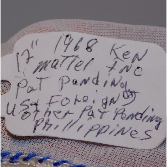 12" Mattel Ken Doll Dressed Up To Go Out on the Town in Ken Jeans! - Picture 6 of 6